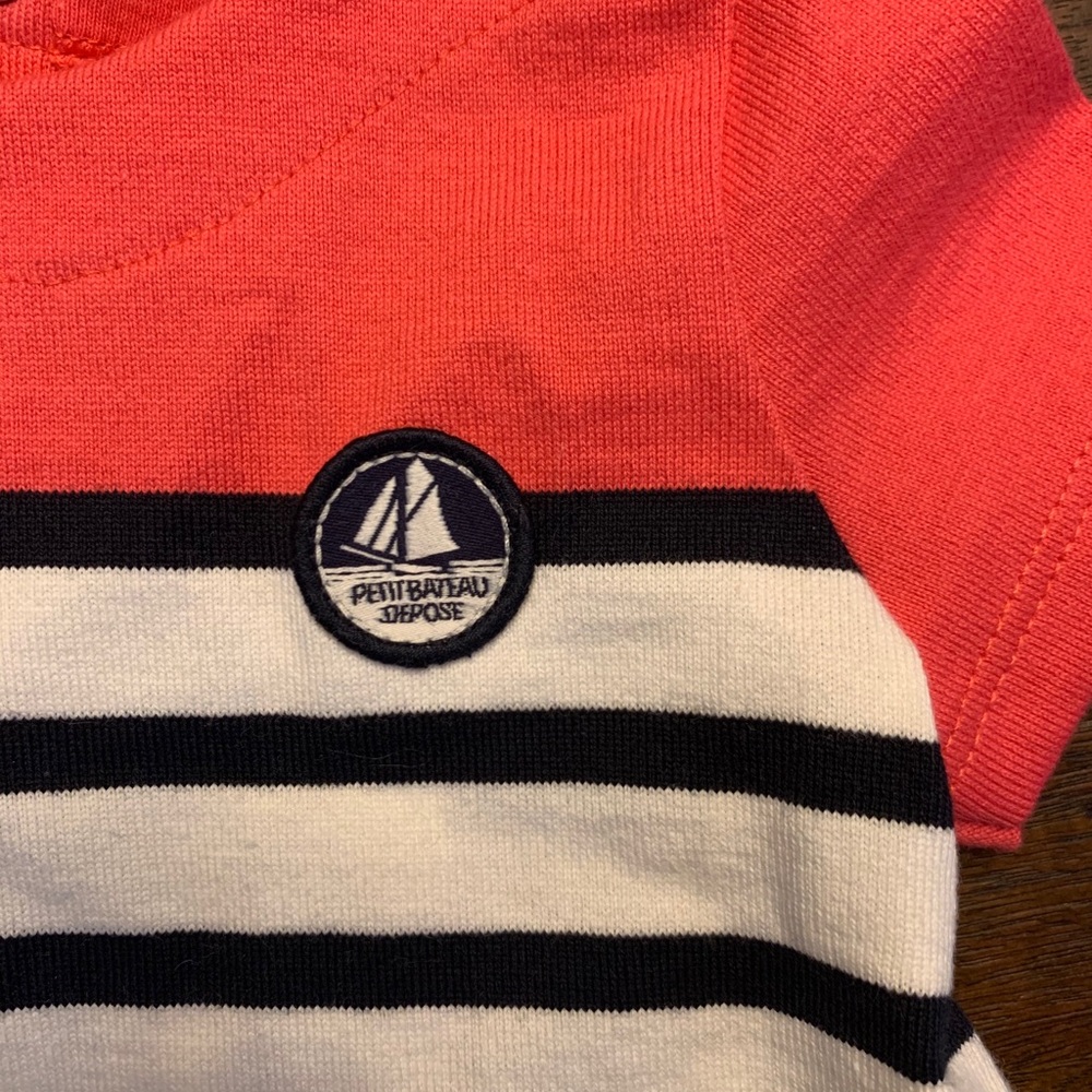 *NEW W/ TAGS* Petit Bateau baby dress (3M) - Picture 4 of 4
